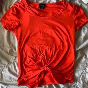 Rue 21 red tie top